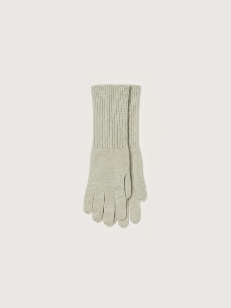 BABY CASHMERE KNIT LONG GLOVES - AURALEE Official Website