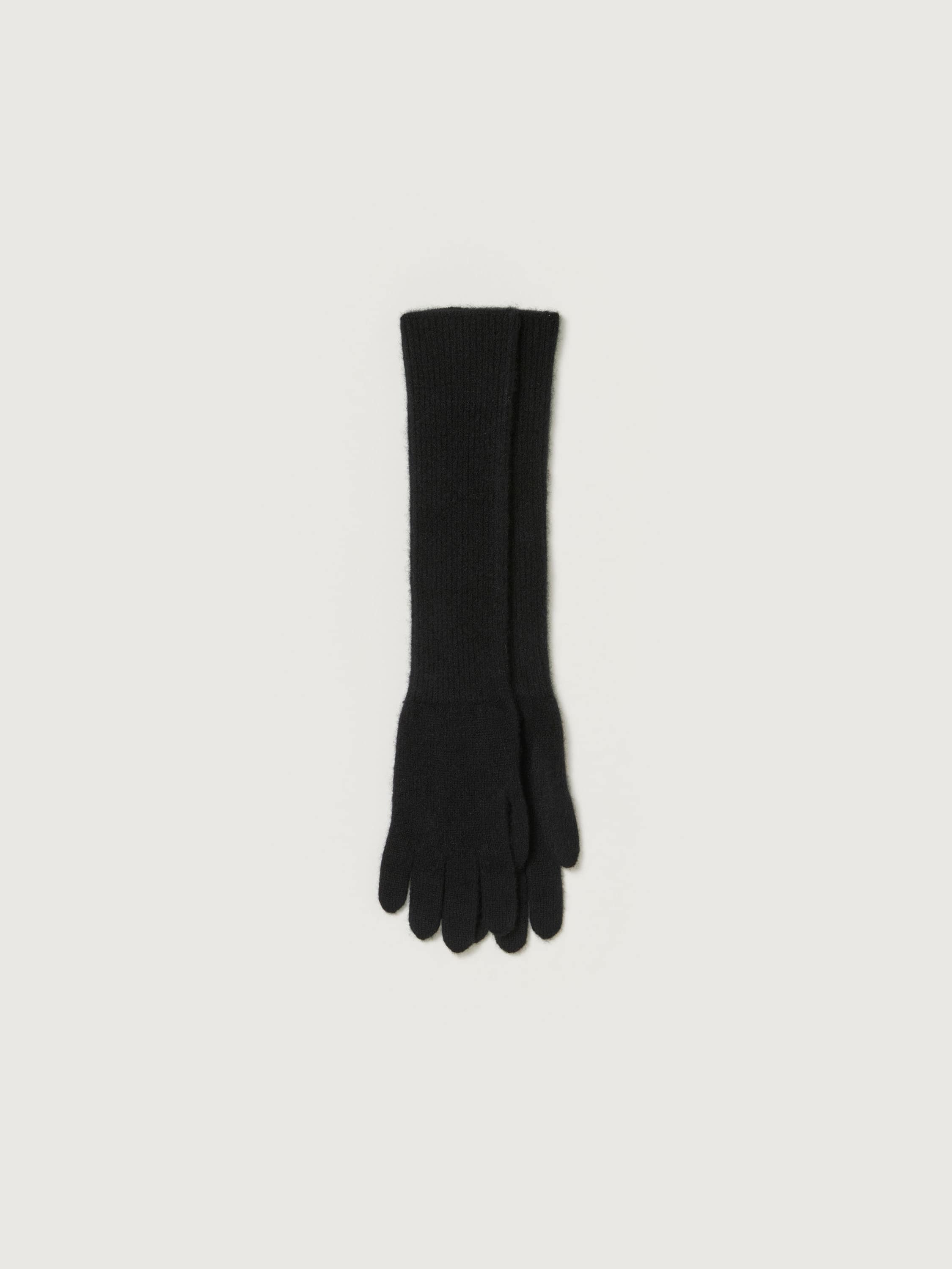BABY CASHMERE KNIT LONG GLOVES 詳細画像 TOP BLACK 1