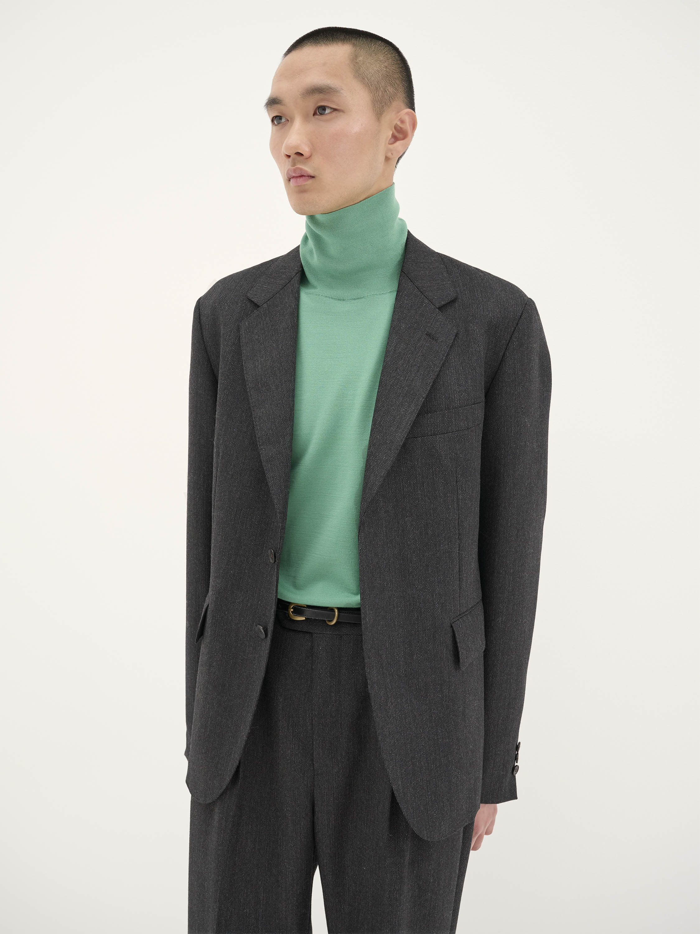 BLUEFACED WOOL DOBBY OVER JACKET - AURALEE Official Website