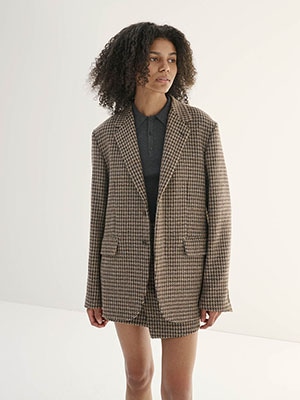 BRITISH WOOL TWEED OVER JACKET