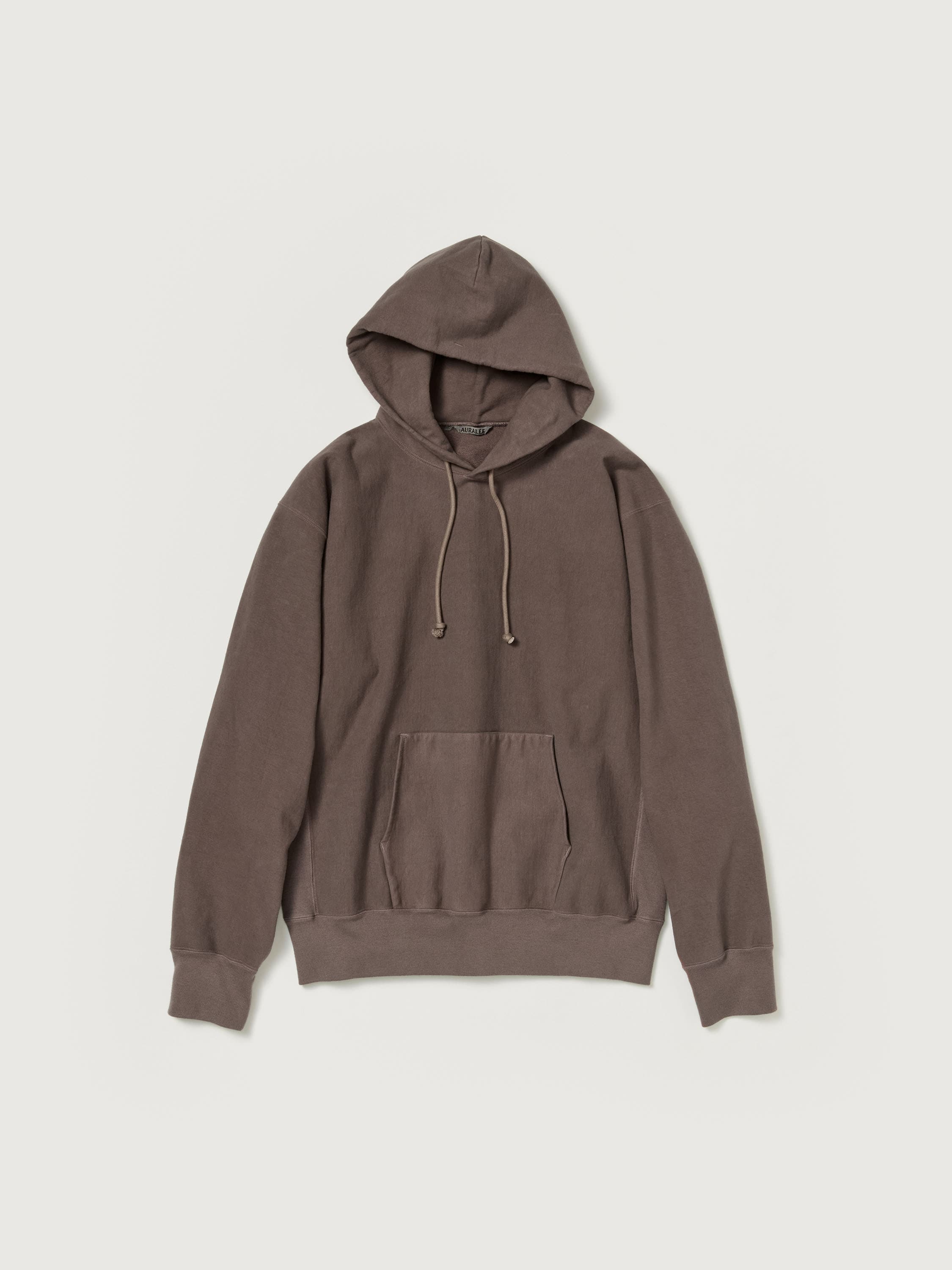 AURALEE B&Y SUPER MILLED SWEAT P/O PARKA