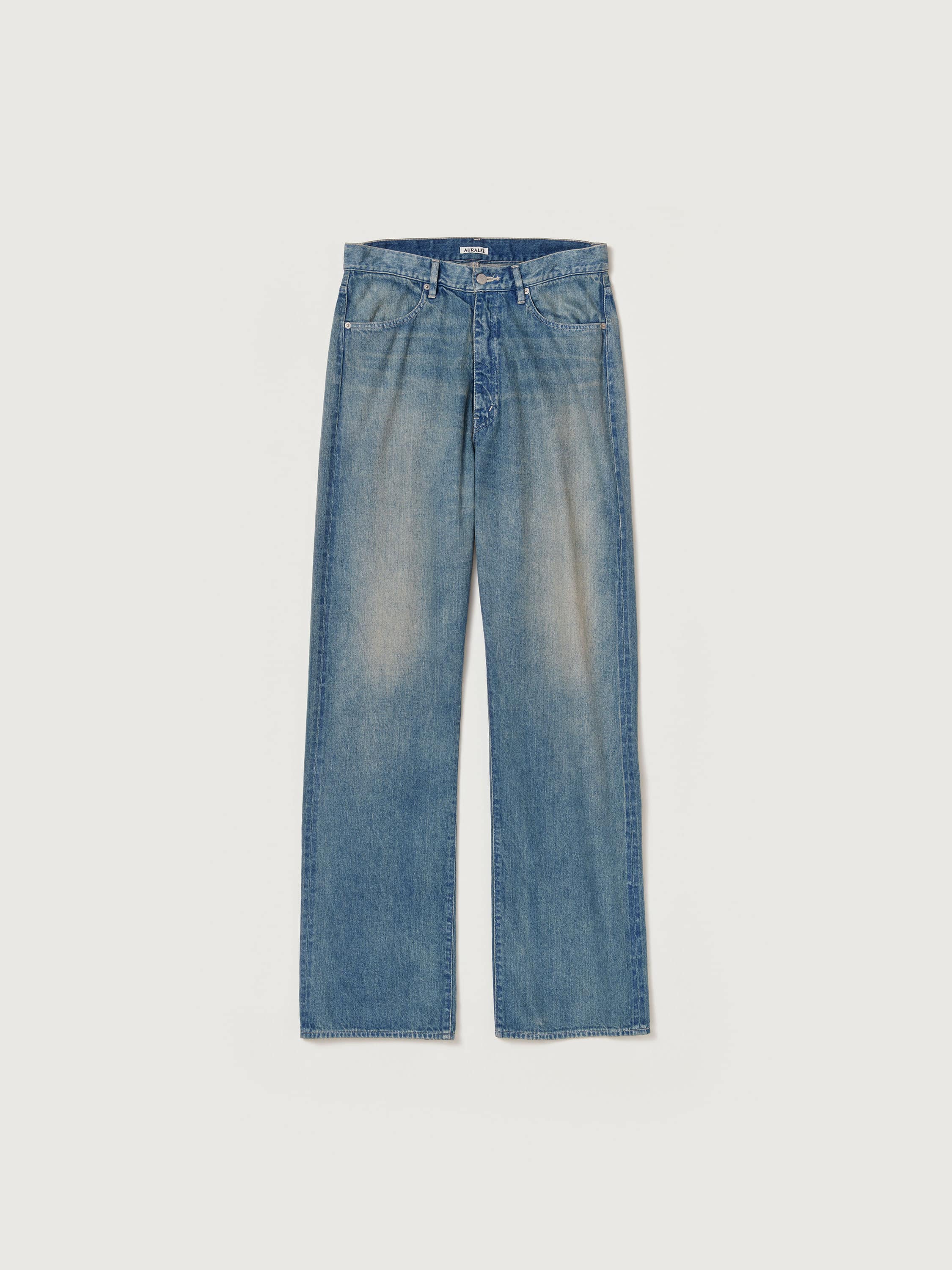 AURALEE オーラリー デニムパンツ 22SS A22SP02DE SELVEDGE FADED LIGHT DENIMTS セルビッジ フェイテッド ライト デニムパンツ インディゴブルー系 4