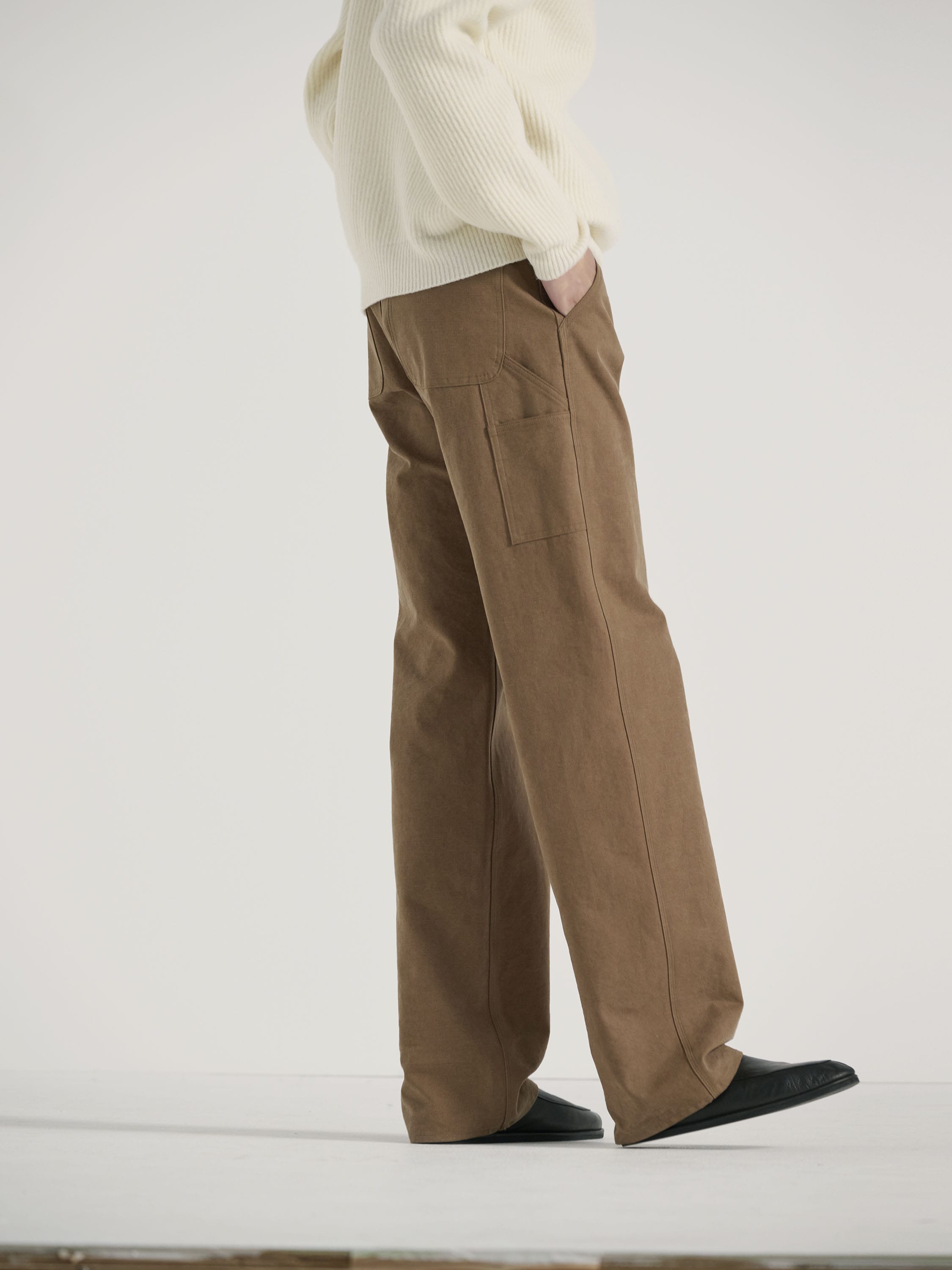 Auralee オーラリー cotton oiled canvas pants - パンツ