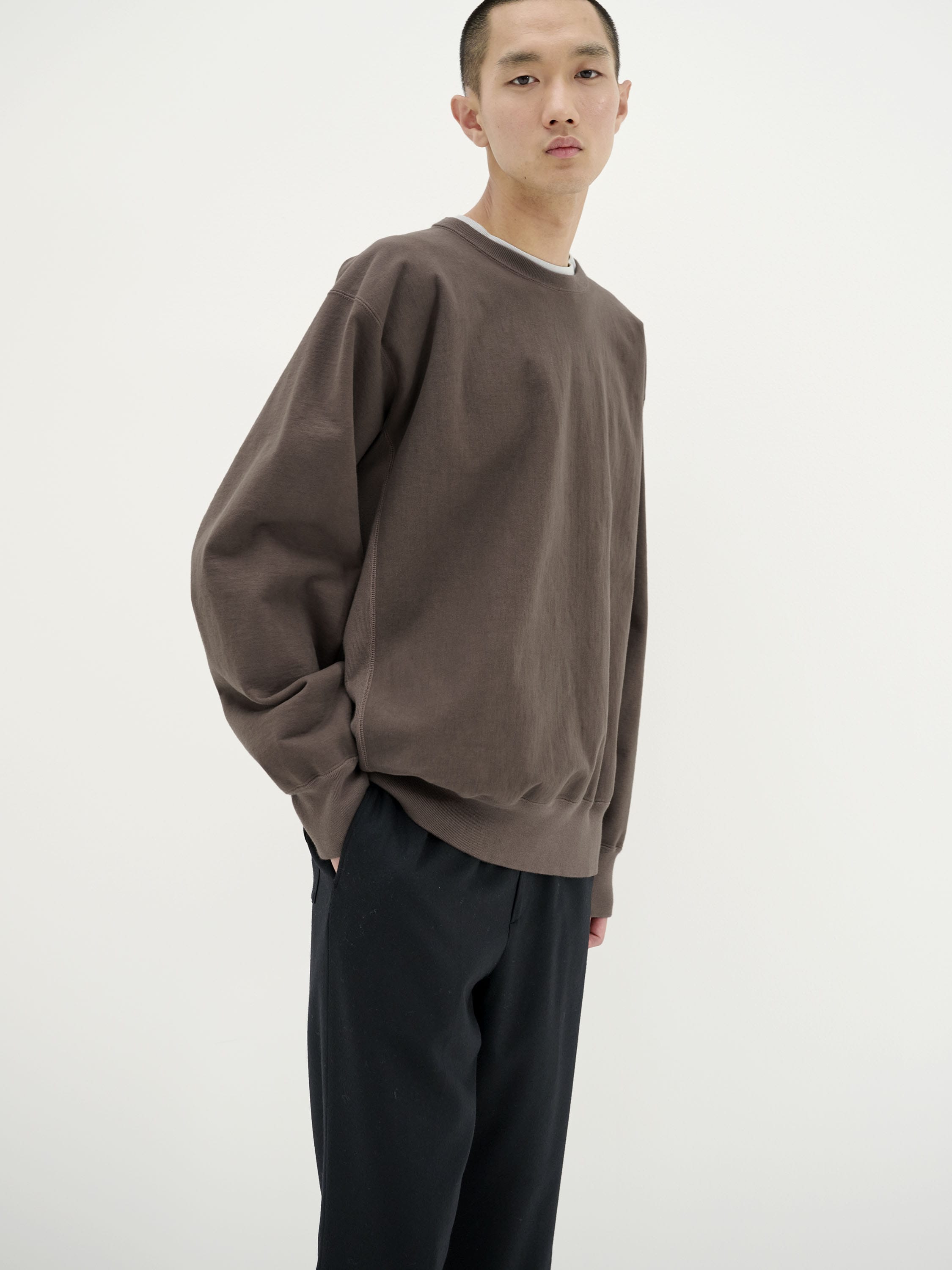 AURALEE◇20AW/SUPER MILLED SWEAT PULL OVER/スウェット/4/コットン/キャメル - メンズファッション