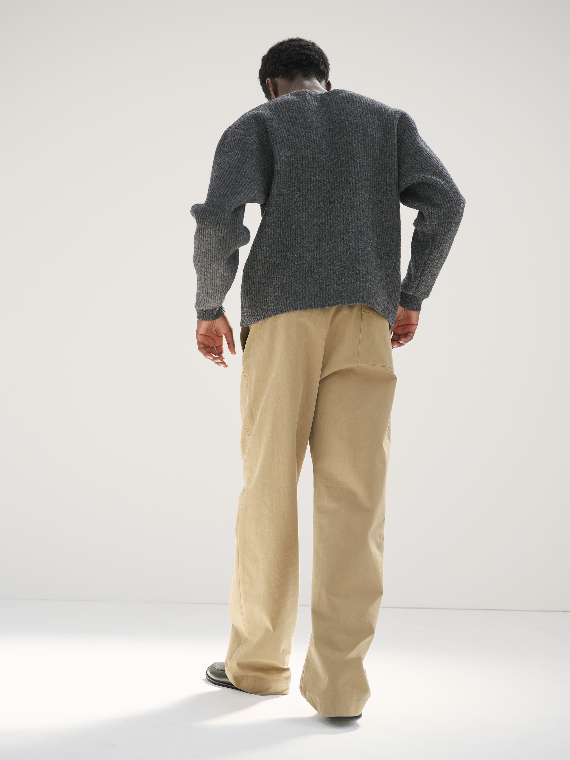 WASHED HEAVY CHINO EASY PANTS 詳細画像 LIGHT BROWN 3