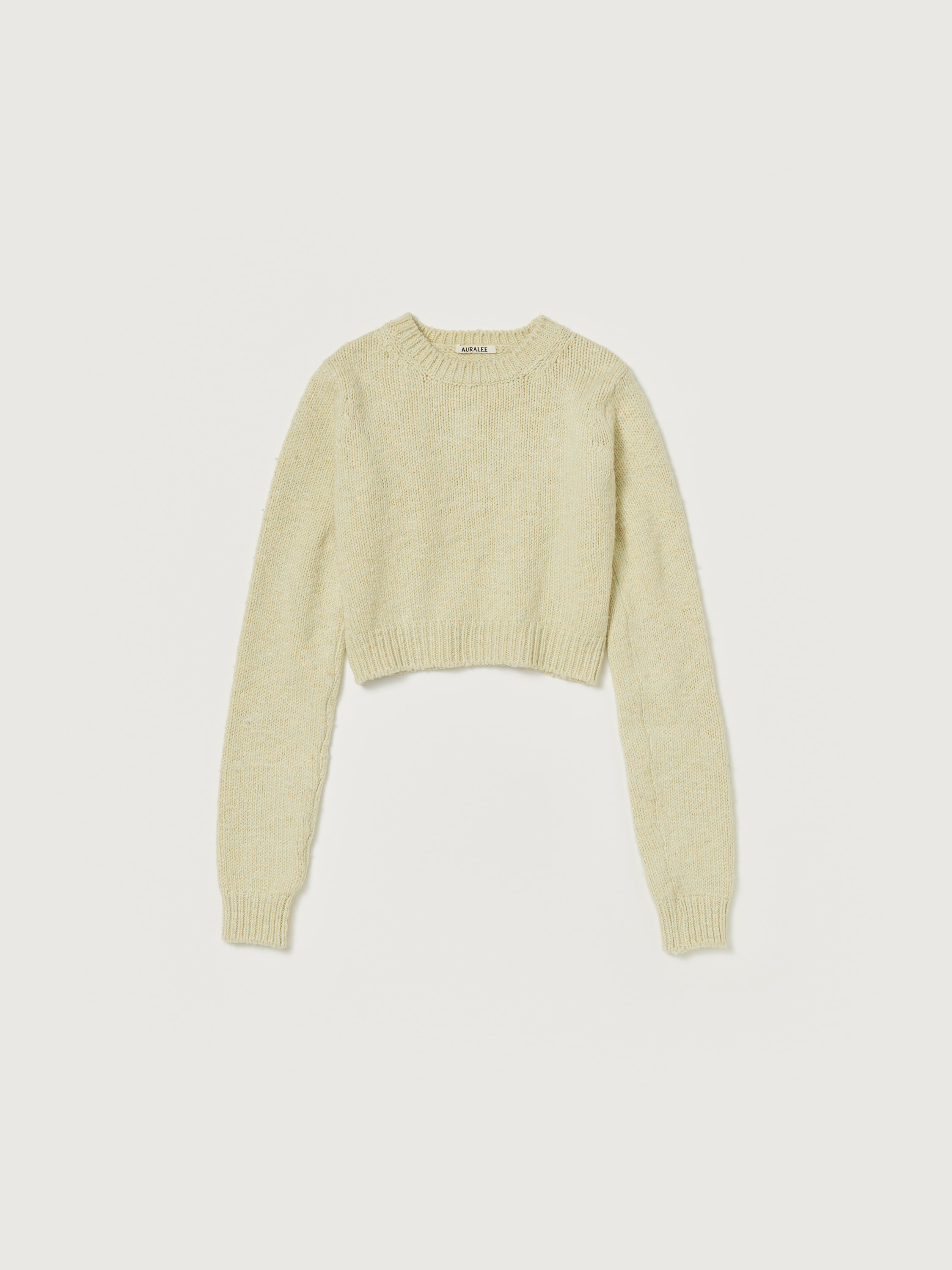 SILK WOOL CAMEL MIX KNIT SHORT P/O - AURALEE Official Website