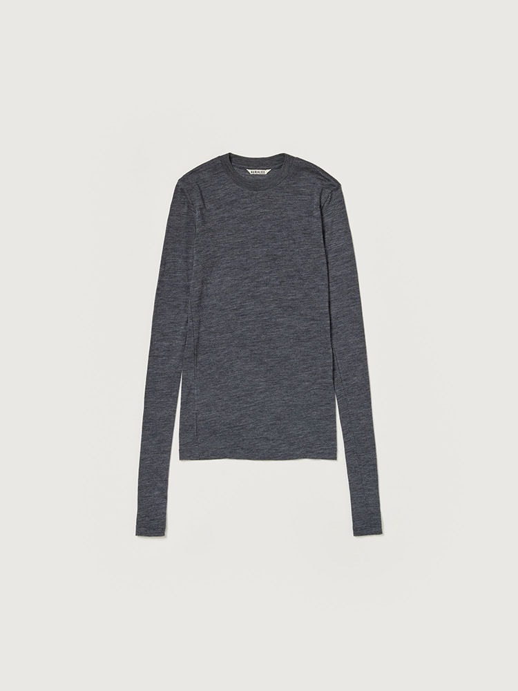 SUPER SOFT WOOL SHEER JERSEY L/S TEE