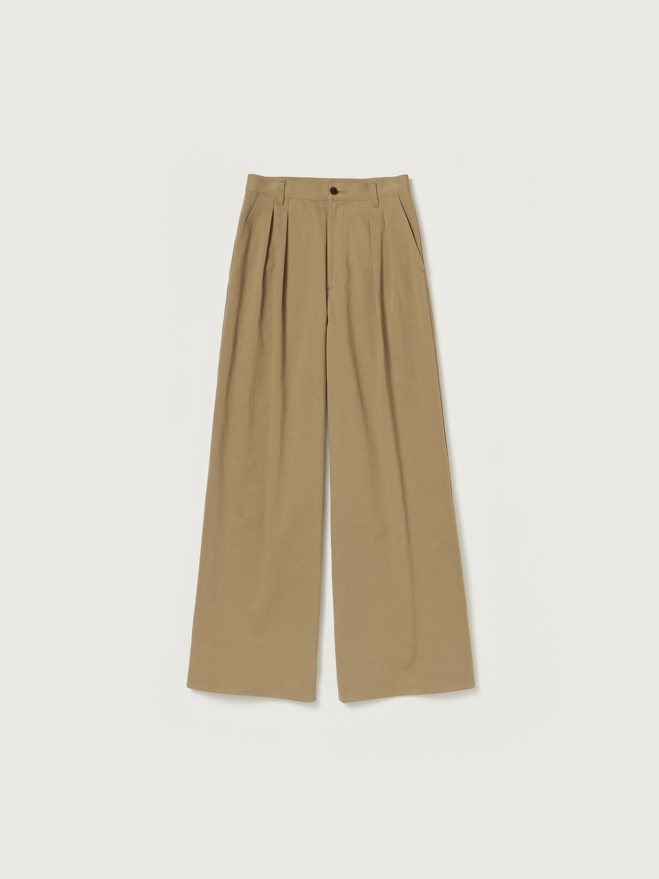 WASHED HEAVY CHINO WIDE PANTS 詳細画像 LIGHT BROWN 1