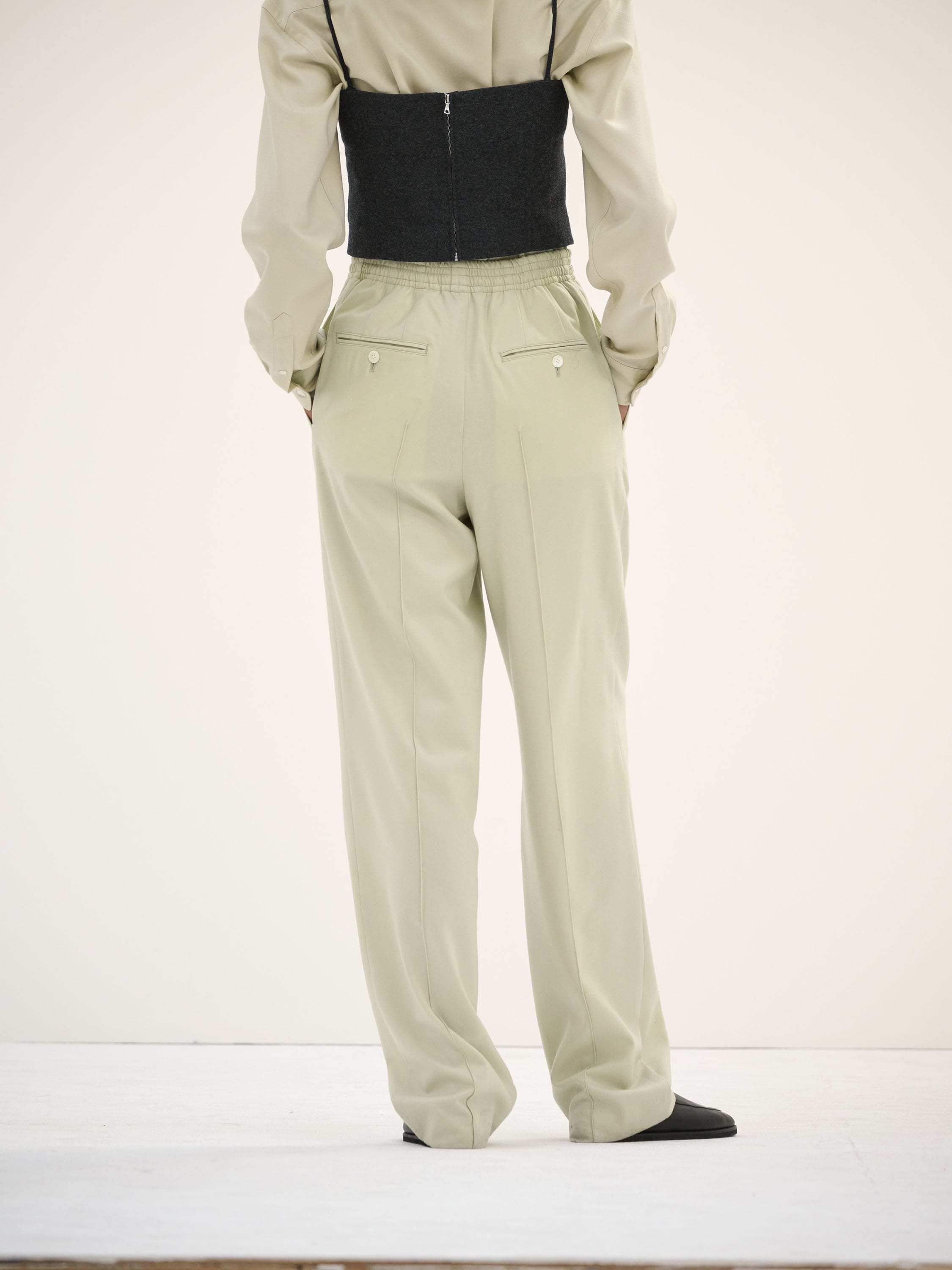 SUPER LIGHT WOOL EASY SLACKS