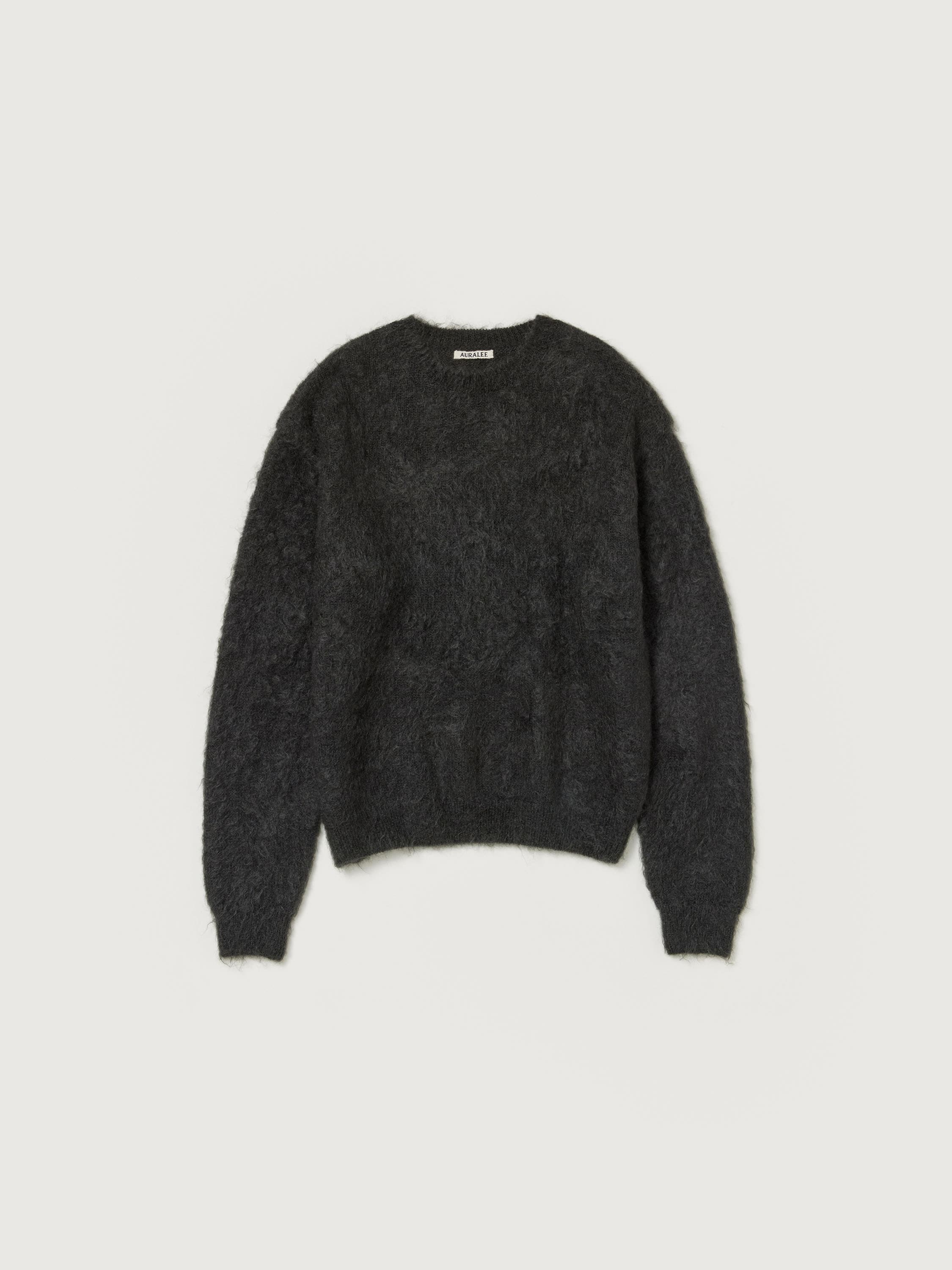 23AW BRUSHED SUPER KID MOHAIR KNIT P/O-