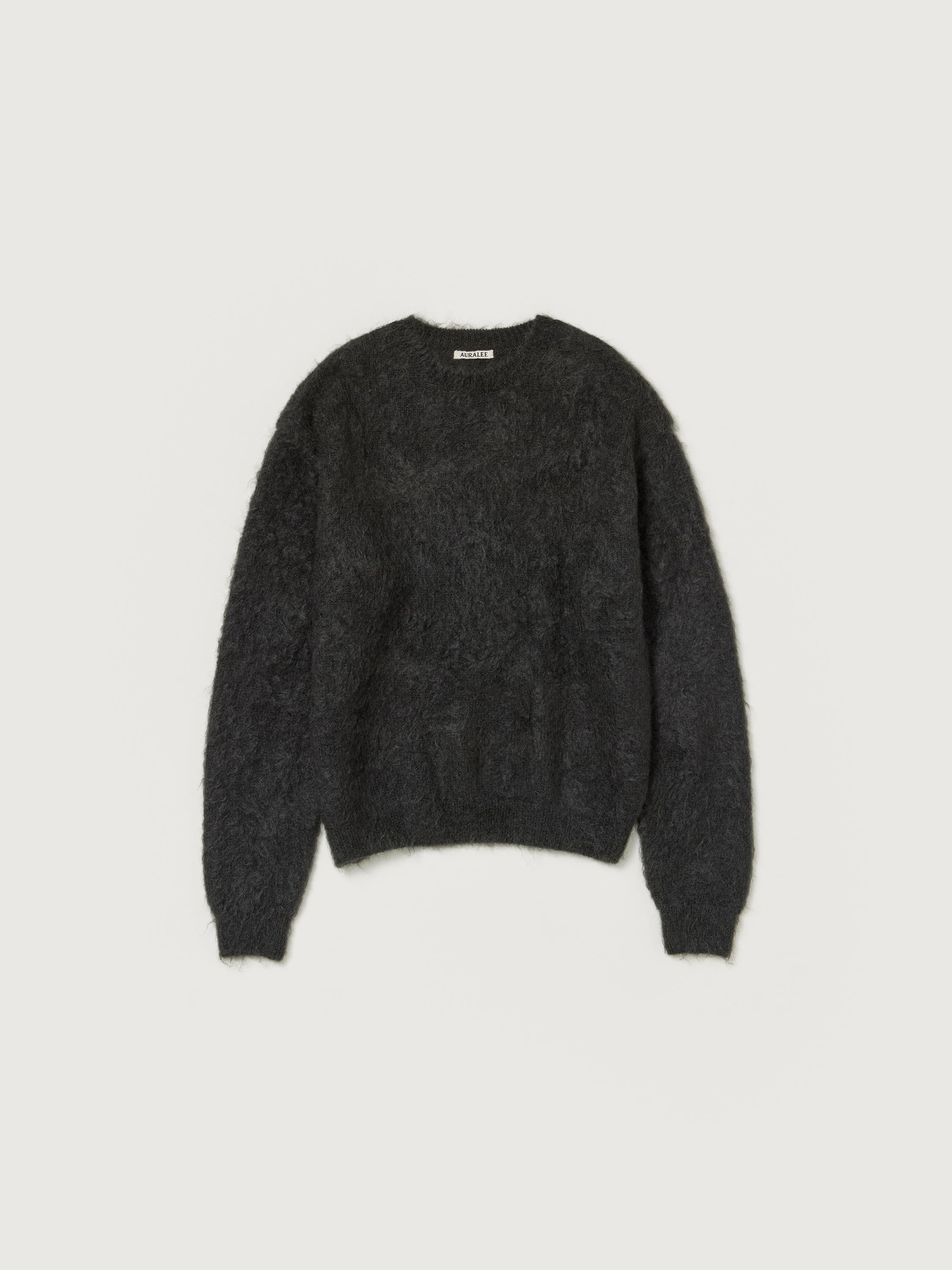 BRUSHED SUPER KID MOHAIR KNIT P/O - AURALEE Official Website