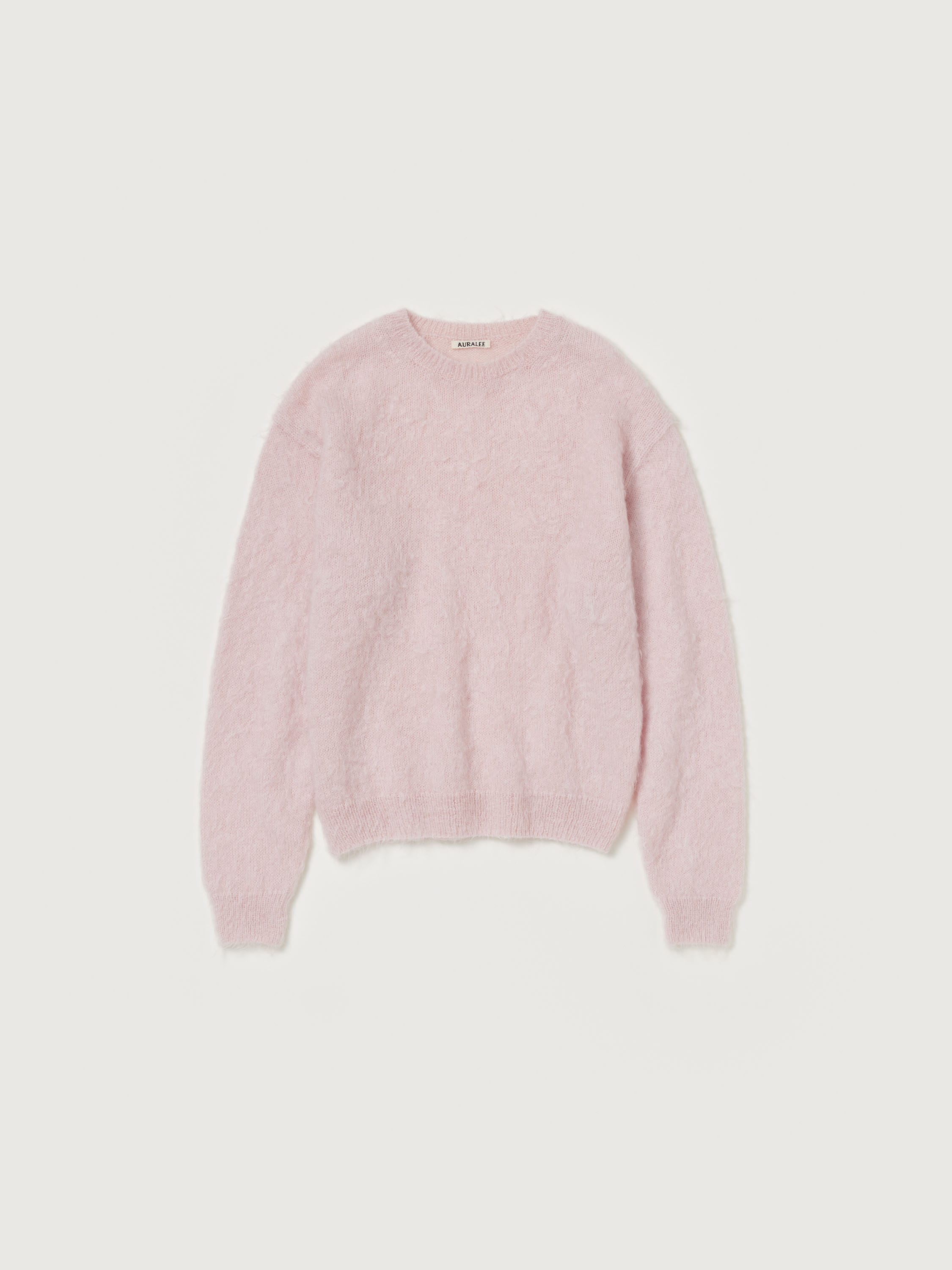BRUSHED SUPER KID MOHAIR KNIT P/O - トップス