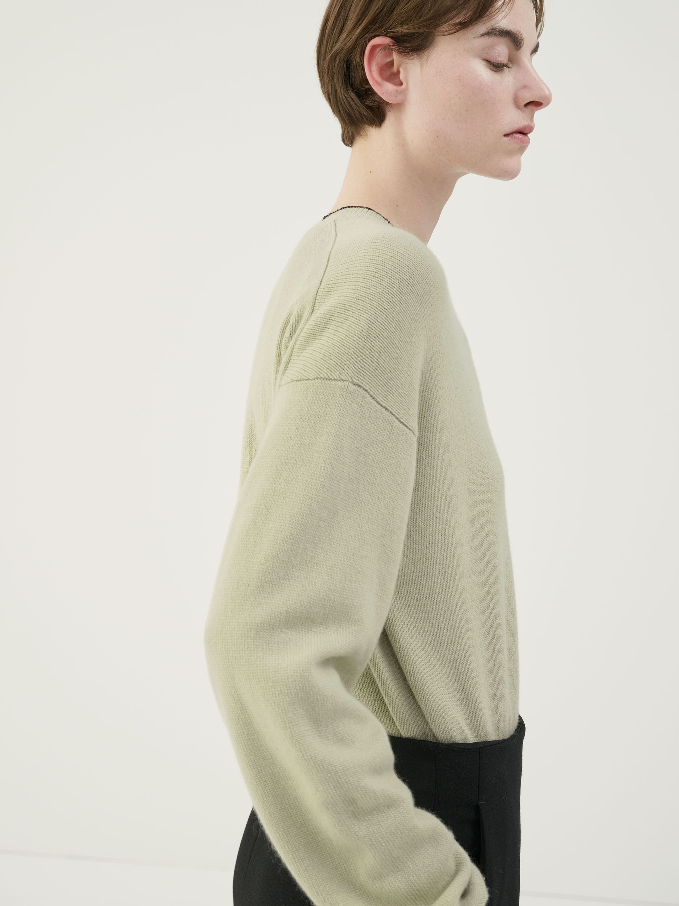 肩幅59cm【本日限定値下げ】AURALEE 23AW BABY CASHMERE KNIT