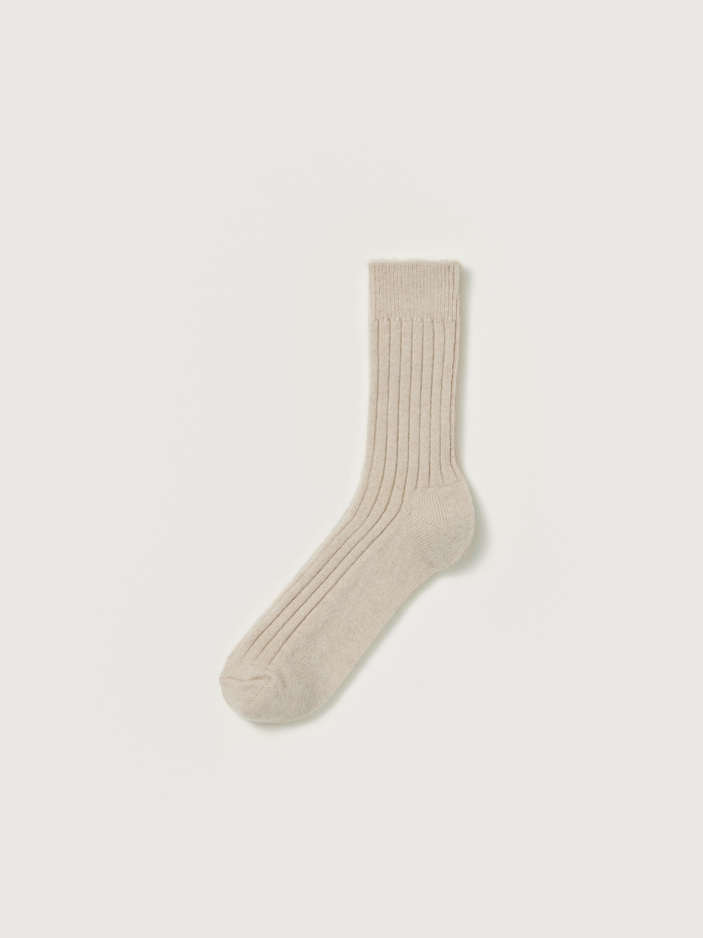 CASHMERE LOW GAUGE SOCKS 詳細画像 LIGHT BEIGE 1