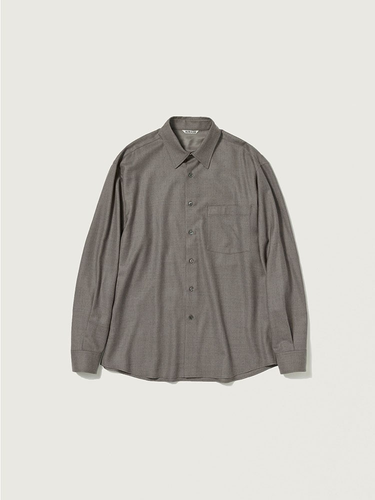 SUPER LIGHT WOOL SHIRT - AURALEE Official Website