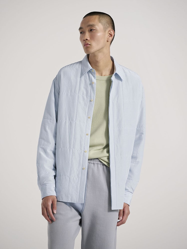 WASHED FINX TWILL BIG SHIRT - AURALEE Official Website