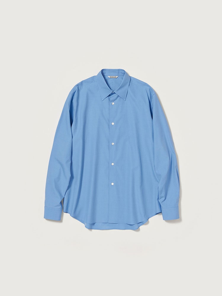 WASHED FINX TWILL SHIRT - AURALEE Official Website