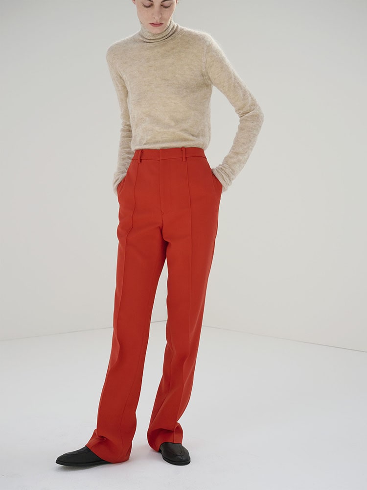 TENSE WOOL DOUBLE CLOTH SLACKS - AURALEE Official Website