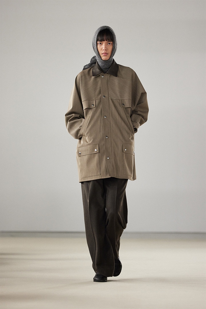 注目ショップ AURALEE セットアップ 19AW ウールサージ ブラック 