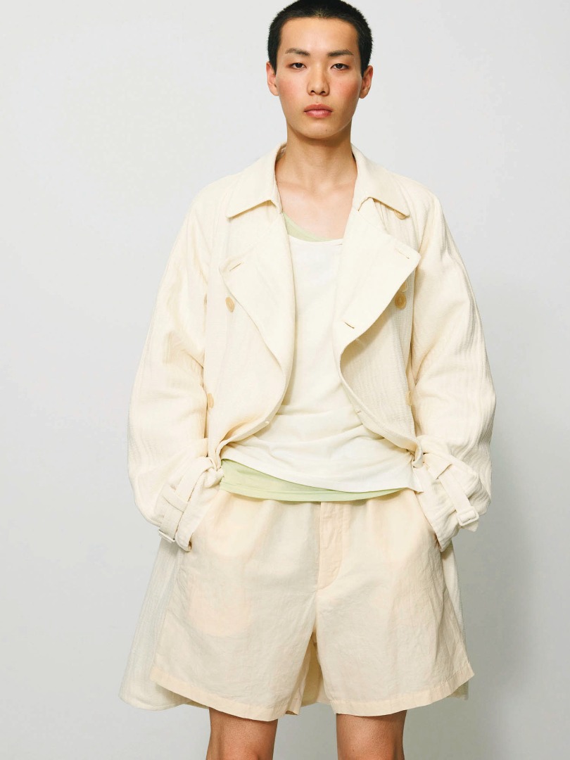 Auralee washed sale linen jacket